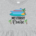 thumbnail image 4 of Inktastic My 1st Cruise Vacation Trip Girls Baby Dress, 4 of 5