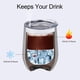 thumbnail image 5 of Wosthever Vaso de 12 oz con tapa, taza de trago de paja, cerveza, café, vino, tazas dobles Barra de herramientas No.03, 5 of 6