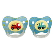 Dr. Brown's PreVent Classic Pacifier, Stage 3 (12m+), Explore Blue, 4 Count