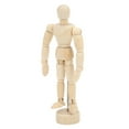 thumbnail image 2 of Maniquí de madera Maniquí de dibujo de 14 articulaciones giratorias Proporciones del cuerpo humano Maniquí de arte portátil para artista para dibujar 4,5 pulgadas (11,4 cm), 2 of 12