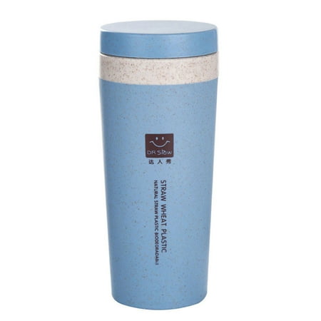 

HOT Travel Mug Office Coffee Tea Bottle Cups Straw Plastlc Thermal Insulatio Cup CHMORA
