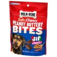 thumbnail image 6 of (7 Pack) Milk-Bone Peanut Buttery Bites Soft Dog Treats With Jif Peanut Butter & Bacon, 4.5 oz Bags, 6 of 9