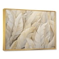 thumbnail image 2 of Designart "Ethereal Feathered Plumes IV" Feathers Floater Framed Canvas Art Print, 2 of 5
