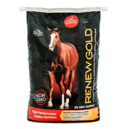 Manna Pro Renew Gold Horse Feed, 30 lbs. (Best Horse Feed Brands)