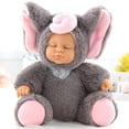 thumbnail image 1 of Set de regalo para bebés HUOGUO Simulation Reborn Doll, juguete de peluche de 17 cm, 1 of 5