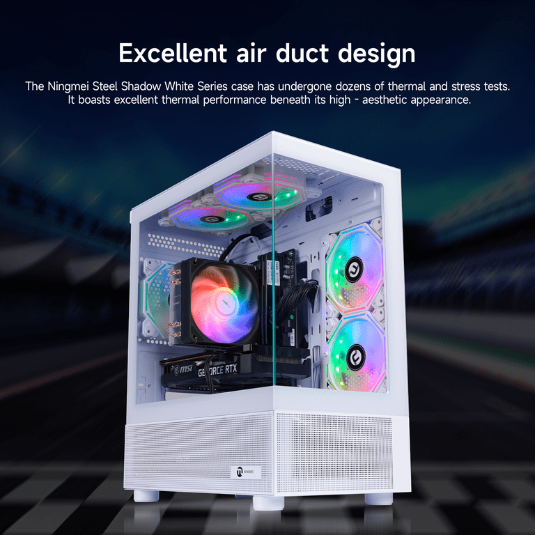 Ningmei Gaming PC Desktop AMD Ryzen 5 5500 NVIDIA GTX 1660 Super