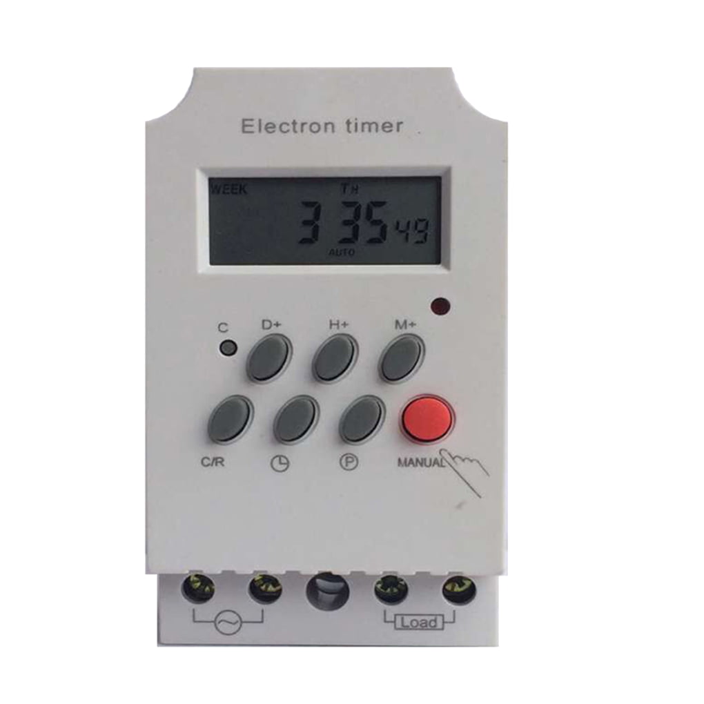 220V Digital Electric Durable Programmable Smart Control Switch Timer Household