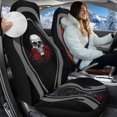 thumbnail image 2 of Uorisanigo Car Seat Covers for Front Seat, Soft Comfy Skull Red Rose Vehicle High Back Seats Protection Covers, Seats Cover Fits for Most Cars, Trucks, SUVs, Vans, Set of 2, 2 of 7