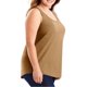thumbnail image 3 of Tops bonitos para mujer,Camisola de verano para mujer, camiseta informal de color liso, cuello redondo, corte holgado, poliéster, para usar en casa, sopatenor, 3 of 7