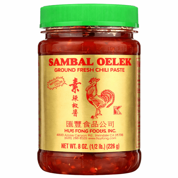 Huy Fong Fresh Chili Paste Sambal, 8 Oz