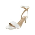 thumbnail image 1 of Naturalizer Womens Tinda Faux Leather Dress Sandals White 11 Medium (B,M), 1 of 2