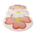 thumbnail image 2 of Floral Area Rug Carpet Blanket, Soft Polyester Throw for Bedroom Living Room, Non-Slip Backing, Washable, 1 Piece, 2 of 5
