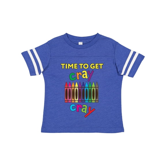 Inktastic Time to Get Cray Cray Crayons Humor Boys or Girls Toddler T-Shirt