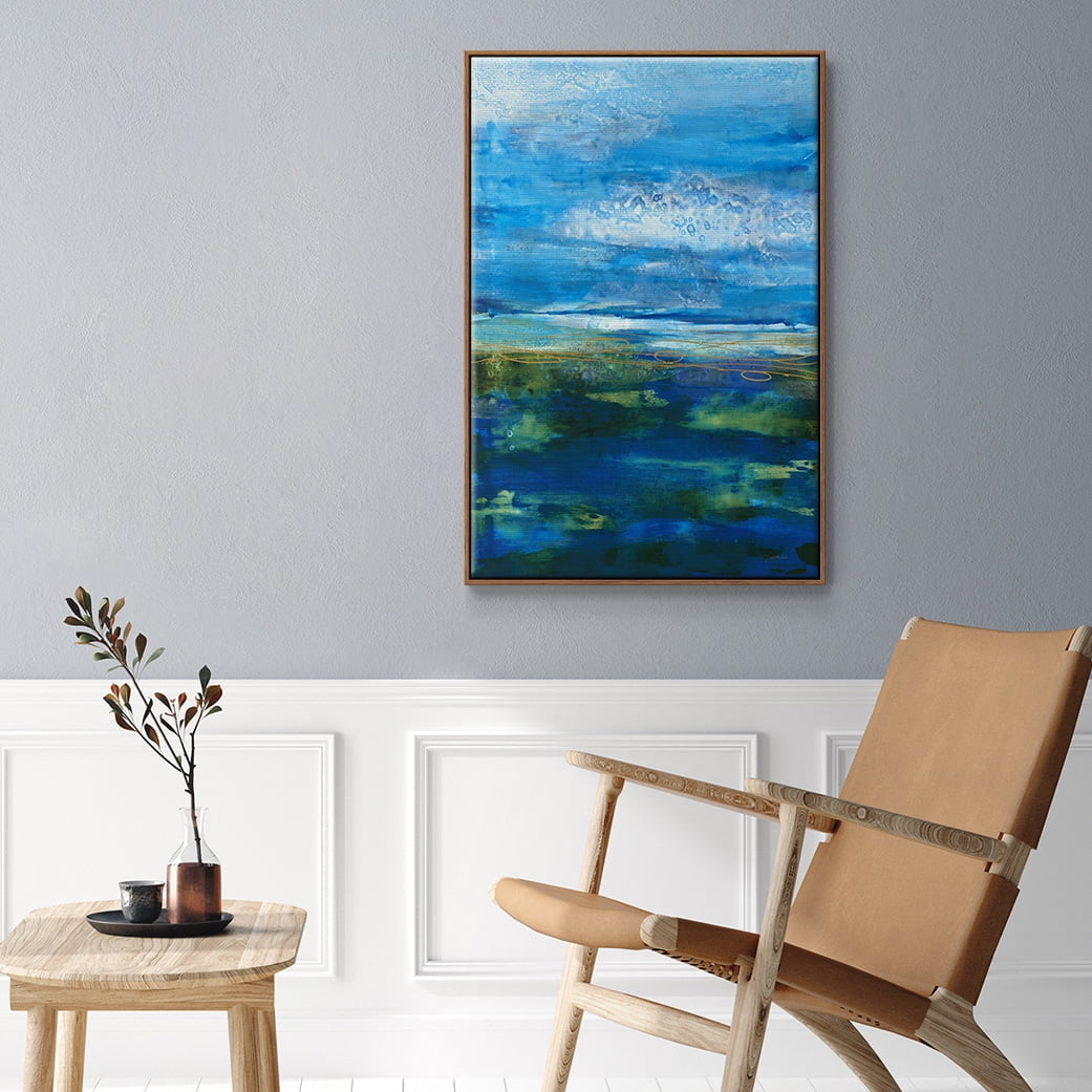 Island Groove Framed Premium Gallery Wrapped Canvas - Ready to Hang