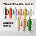 thumbnail image 4 of Vaso CHAKO LAB Bawang de acero inoxidable aislante, 1050 ml, 4 of 7