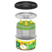 Little Trees Auto Air Freshener, Fiber Can, Green Apple Fragrance 1.05oz