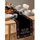 thumbnail image 5 of Camino de mesa de lino con flor de calavera mexicana, bufandas de tocador reutilizables, decoración de fiesta de comedor de cocina, 5 of 5