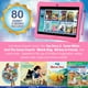 Contixo Tablette Android pour Enfants 10", 64 Go, Comprend Plus de 80 Livres d'Histoires et Autocollants, Étui à l'Épreuve des Enfants avec Béquille et Stylet, Modèle 2023 - Pink – image 5 sur 8
