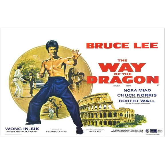 Way of the Dragon - Bruce Lee Movie Poster - US Release Version #2 (8x12Inches)