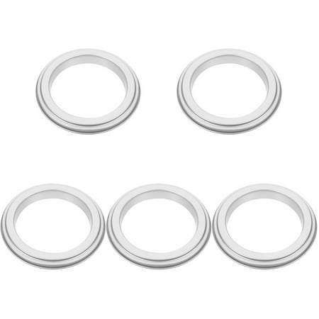 

BESTONZON 5pcs Pizza Saucing Ring Metal Pizza Seasoning Sprinkling Ring Pizza Baking Ring Kitchen Supply