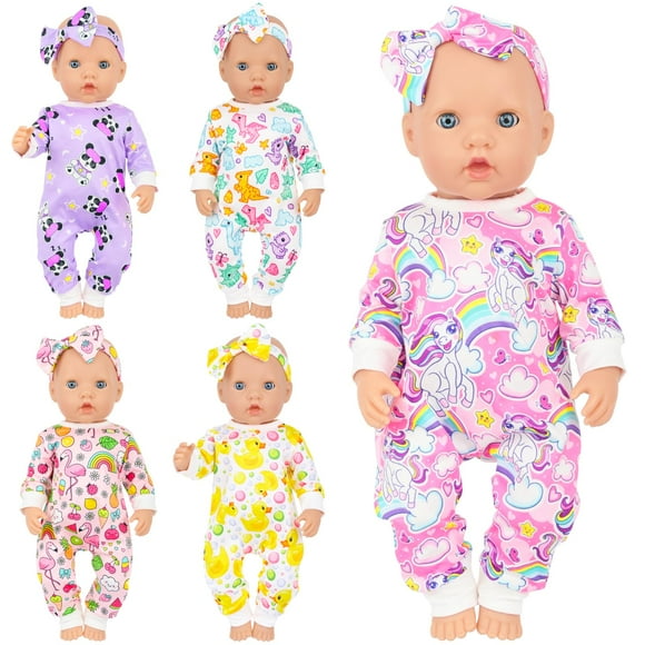 Accesorios y ropa para muñecas, 5 juegos para muñecas de 35 a 45 cm