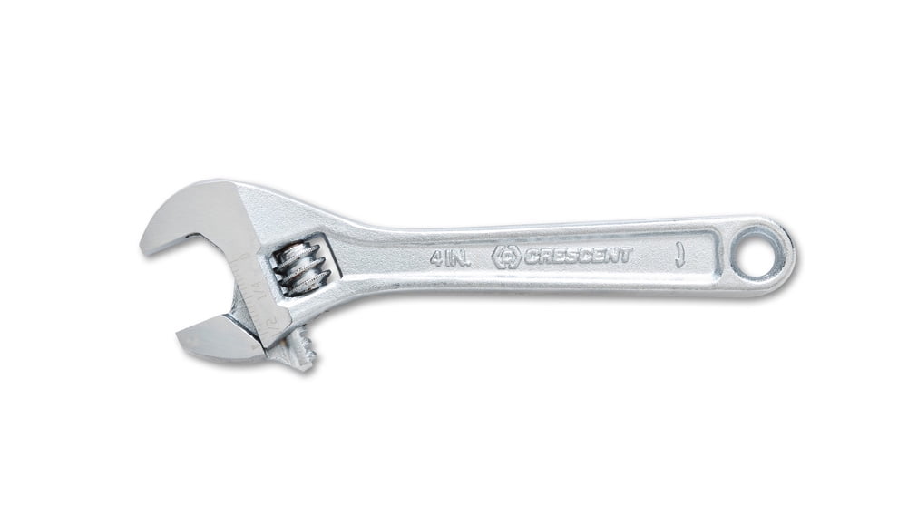 Crescent Brand AC28BK 8 Chrome Finish Adjustable Wrench 