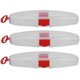 thumbnail image 1 of Juego de cajas de plástico duraderas para cebos de pesca, 3 piezas, contenedores portátiles para señuelos con soporte, almacenamiento ideal de aparejos (grande) Fisherman's Companion, 1 of 8