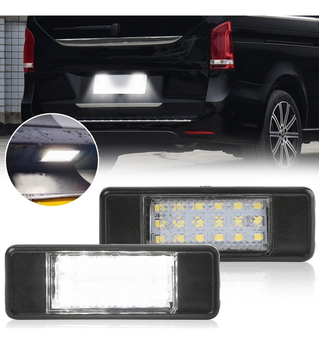 Applicable to License Plate Lights for Mercedes-Benz Vito W639 03-14