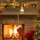 thumbnail image 3 of Soporte para medias navideñas, colgador de hierro, gancho creativo y duradero de metal para chimenea Árbol de oro, 3 of 7