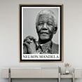 thumbnail image 4 of Nelson Mandela, Canvas Decor, 3D Wall Art, 3D Canvas, Famous Quote Art Canvas, Portre 3D Canvas, Nelson Mandela Canvas Poster, Canvas Wall Decor - White Framed, 4 of 5