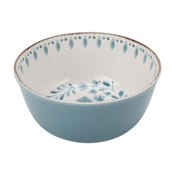 Better Homes & Gardens Bamboo Melamine Cereal Bowl, Blue