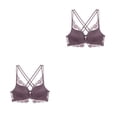 thumbnail image 2 of Sonducket Ropa interior sexy Sujetador de encaje Algodón grueso Portátil Ligero Belleza Volver Sujetadores Cierre frontal Mujeres Push Up Bra Type1 NO1, 2 of 6