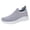 Gray, variant on Women's Walking Tennis Shoes Slip On Sneaker Comfortable Lightweight Casual Athletic Gym Shoes Pink 36