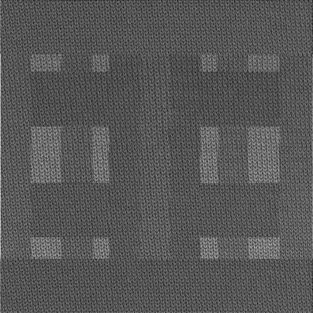 Ahgly Company Tapis d'Intérieur Lavable en Machine Carré Transitionnel Gris Foncé Noir, 7 Pieds Carré