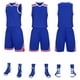 thumbnail image 1 of Conjunto de uniforme de baloncesto, camiseta estampada para hombres y mujeres, uniforme de equipo de competición deportiva de entrenamiento para niños, camiseta de estudiante universitario al, 1 of 5