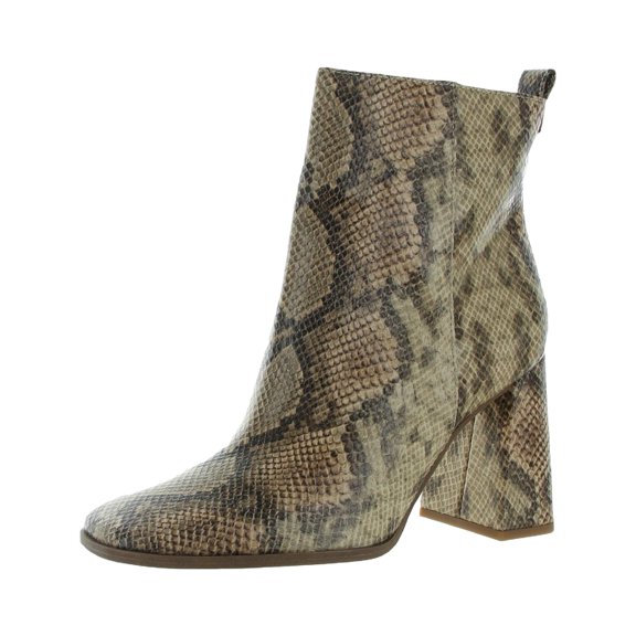 Circus by Sam Edelman Womens Pascha Snake Mid-Calf Boots Beige 9.5 Medium (B,M)