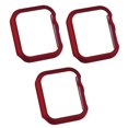 thumbnail image 1 of 3 Pack Compatible pour Apple Watch Case 40mm [Pas de Protecteur d'Écran] Série 6 5 4 SE, PC Dur Pare-Chocs Cadre de Protection Compatible pour iWatch 40mm, cola Rouge, 1 of 5