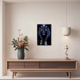 thumbnail image 3 of ZHONGYUTONG African American Wall Art Black Girl Canvas Print Fashion Black Women Pictures Modern Artwork for Living Room Decor Framed (28.00" x 42.00"), 3 of 5
