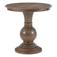 thumbnail image 1 of Pemberly Row Base de Piédestal de Table d'Appoint Ronde en Bois, 26,5 Po de Hauteur, Naturel Rustique, 1 of 11