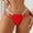 Red, variant on Womens Multicolored Crotch Hollow Heart Button Comfortable Underwear Underwear Pack Women Lace Panties for Women Striped Panties Lane plus Size 28 Women's Seamless Underwear plus Size Teenage Girls