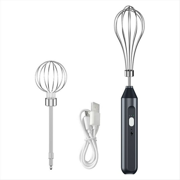 Batidora de Huevos Eléctrica, Batidora de Mano Inalámbrica de 3 Velocidades para Repostería .