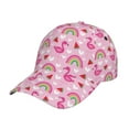 thumbnail image 2 of Baseball Cap, Cute Pink Flamingo Trucker Hats Women Dad Hat For Workouts - Baseball Hat Adjustable Size, 2 of 2