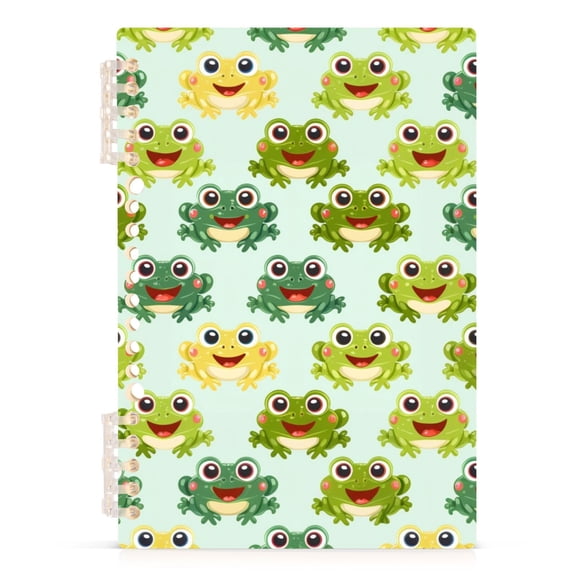 Cute Frogs Spiral Journal Notebook College Ruled Notebook 8.3" x 5.7" A5 Lined Thick Paper Page