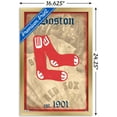 thumbnail image 3 of MLB Boston Red Sox - Retro Logo 14 Wall Poster, 14.725" x 22.375", Framed, 3 of 3