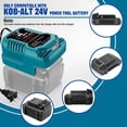 thumbnail image 2 of Mini Charger para Batería Ko*balt 24V, Charger Rápida Compatible con Ko*balt 24 Volt Max KB624-03 KB524-03 KB424-03 KB224-03 Series Batería para Herramientas Eléctricas, 2 of 10