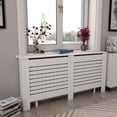 thumbnail image 1 of vidaXL Radiator Cover White 172x19x81.5 cm MDF, 1 of 5