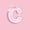 Pink C, variant on Erosebridal 3D Monogram Print Zipper Twin Comforter Sets with Fitted Sheet and 2 Pillowcases,Classic Ribbon Bow Zipper Bedding Set For Girls,Pink Reversible,4pcs