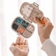 thumbnail image 5 of 1 x Travel Pill Ashtray, 8 Compartments, Portable Small Pill Ashtray for, 5 of 5