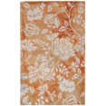 thumbnail image 1 of Trans-Ocean Import JAD46780318 Tapis Oriental Floral Tufté à la Main, Rouille - 42 x 66 Po., 1 of 1