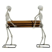 5ft Skeleton Duo Carrying a Coffin Outdoor Decoration, Halloween by Way To Celebrate